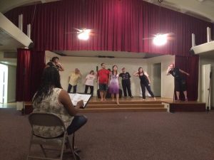 Rehearsal for Once on this Island. Photo Credit: Allison Sundman