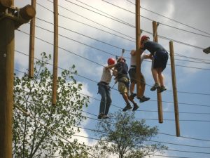 The classic b-school ropes course. Photo Credit: Flickr, Living-Learning Programs
